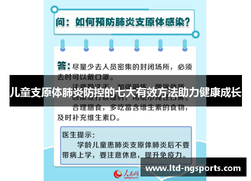儿童支原体肺炎防控的七大有效方法助力健康成长